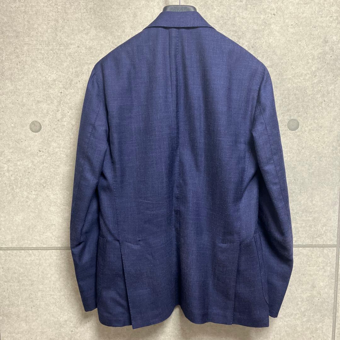 又*7様 BARBA ネイビー テーラードジャケット　46サイズ　バルバ