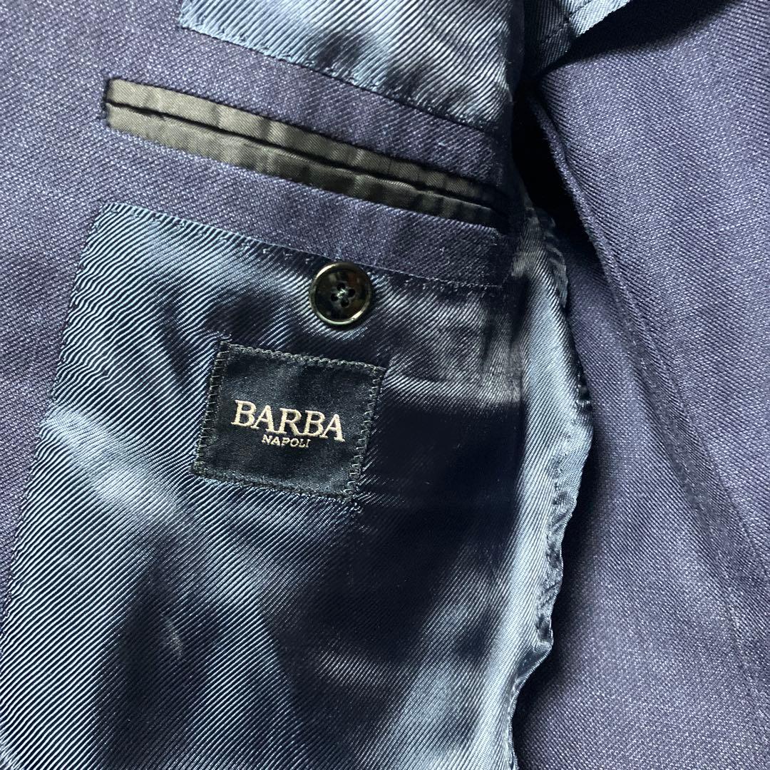 又*7様 BARBA ネイビー テーラードジャケット　46サイズ　バルバ