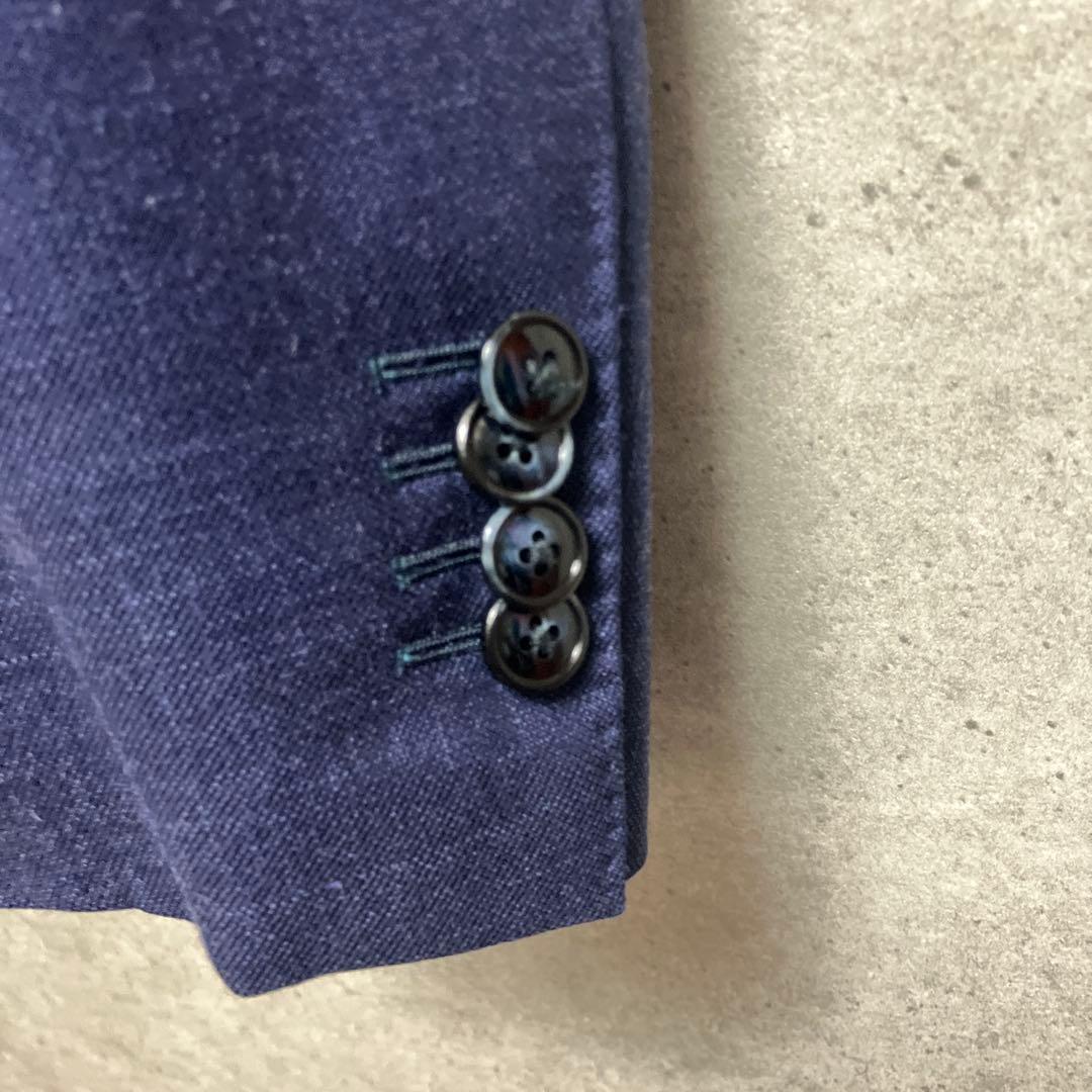 又*7様 BARBA ネイビー テーラードジャケット　46サイズ　バルバ