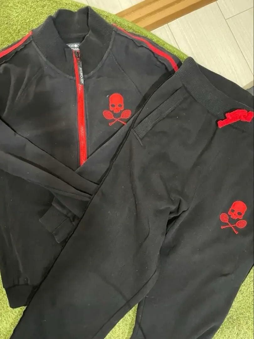 HYDROGEN スカル刺繍ジャージ上下セット