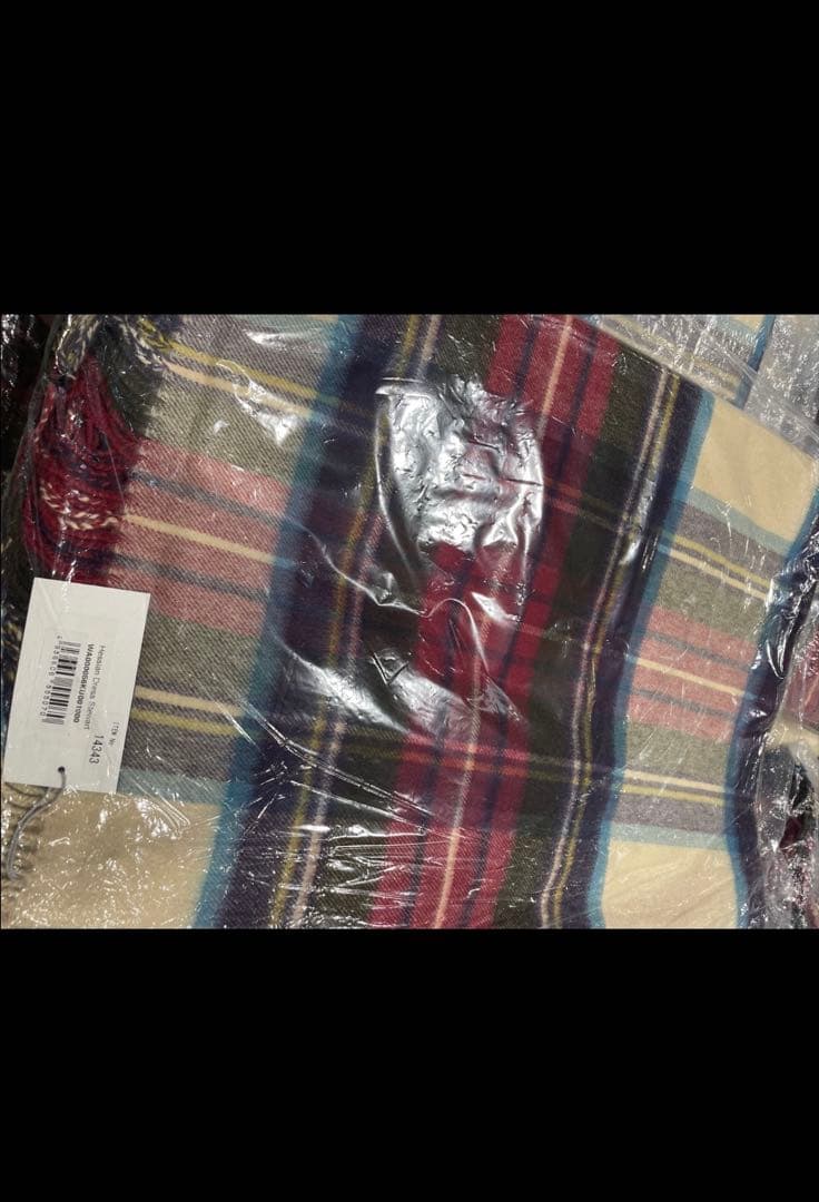 Johnstons カシミヤ ストール チェック柄