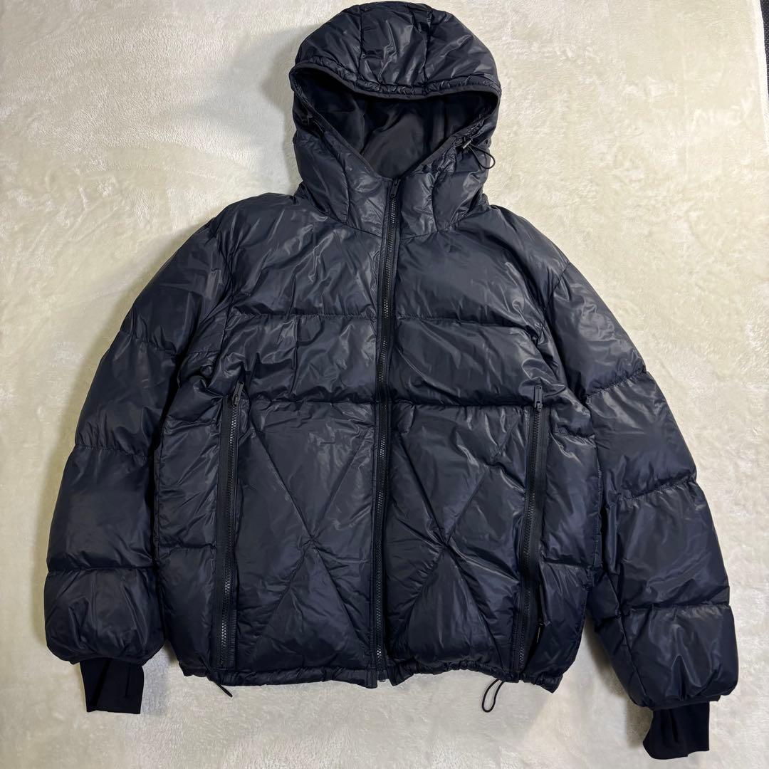 【美品】GU×UNDERCOVER コラボ パデットキルトブルゾン ブラック L