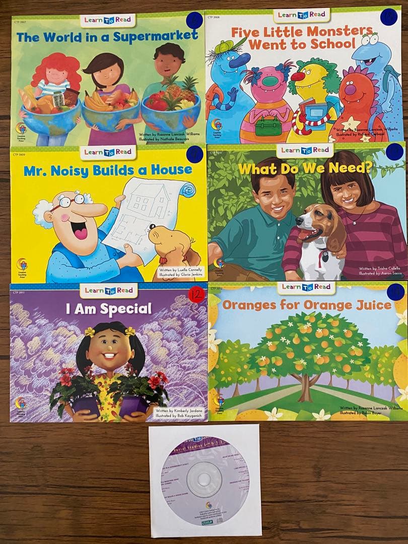 CTP レベル1-1 &2 英語絵本6冊×6セット