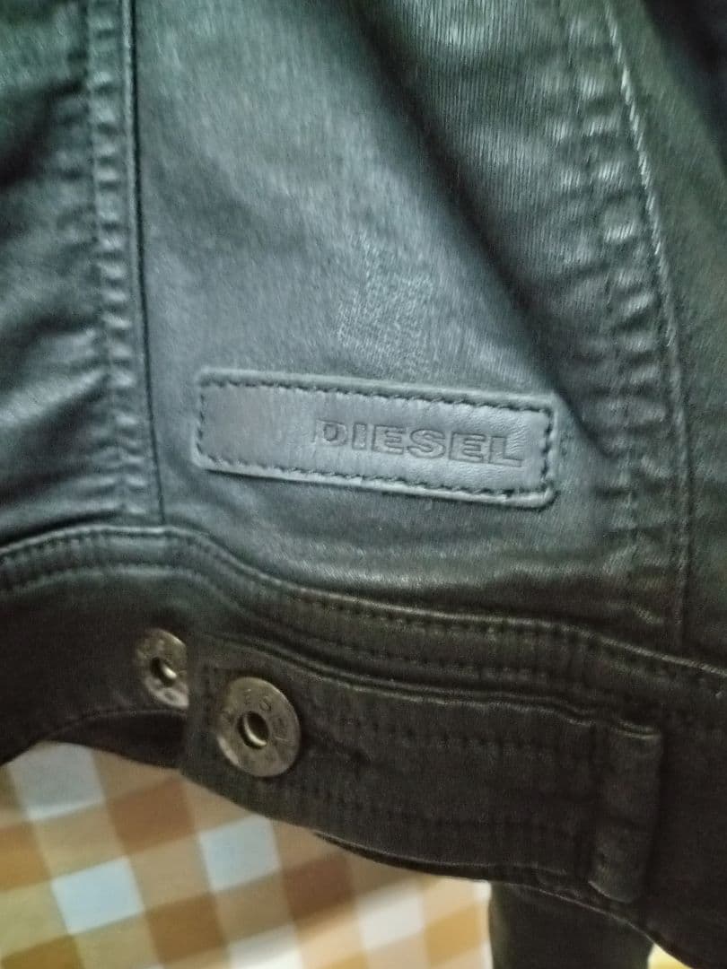 DIESEL JOGGジョク コーティングデニムジャケット ELSHAR-NE