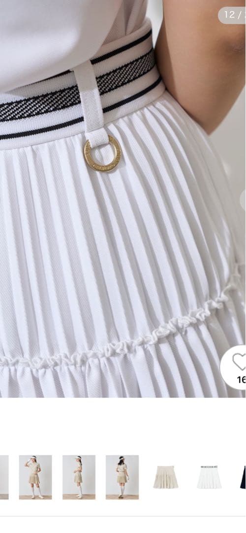 セルフォード　ゴルフ　水色　スカート