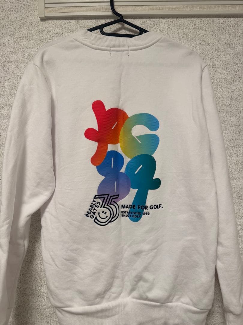 PEARLY GATES ホワイト トレーナー サイズ4