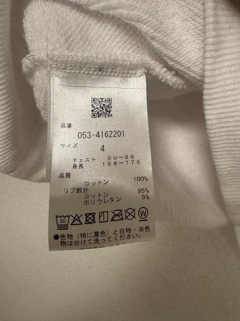 PEARLY GATES ホワイト トレーナー サイズ4