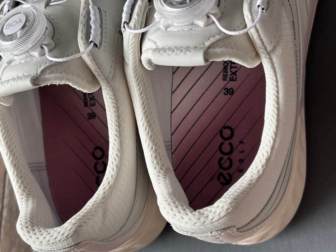 ECCO ゴルフシューズ 39 ホワイト