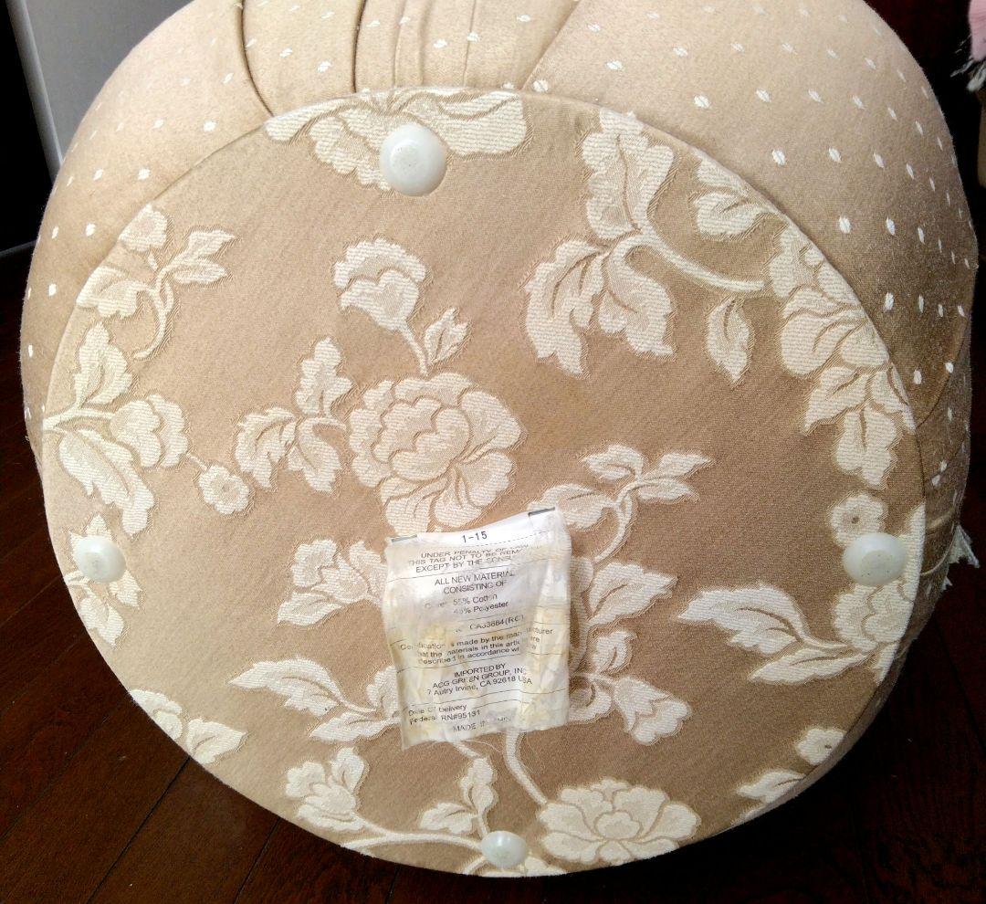 ジェニファーテイラー スツール 丸型 オットマン スツール ソファー アールーム