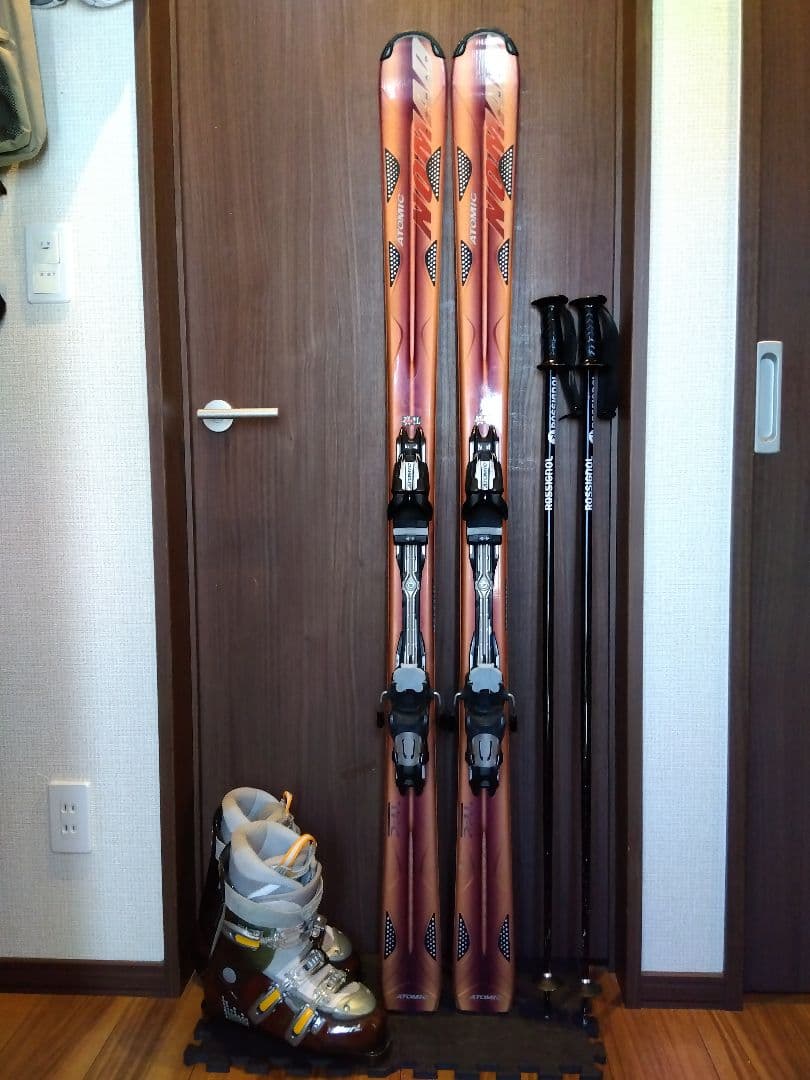 ハイブランド✨️ATOMIC/レディース用/スキーセット/メンテ・WAX済み