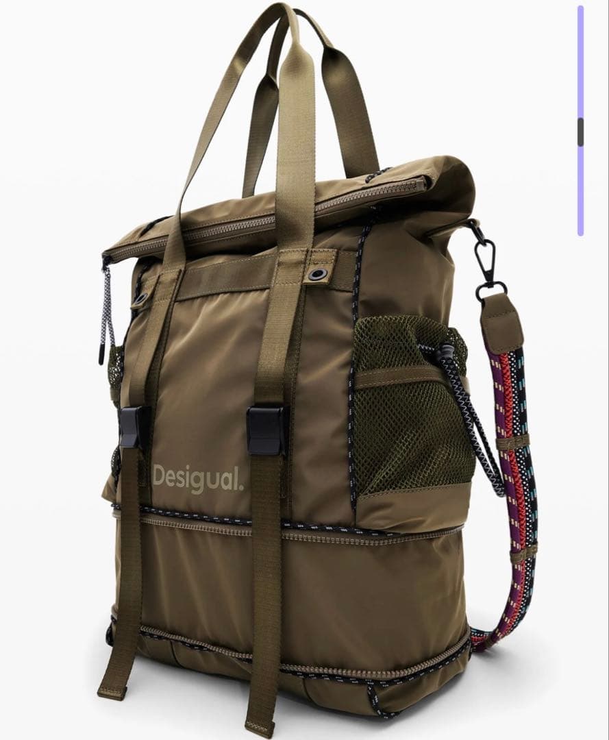 【新品未使用】デシグアル マルチポジション マキシバックパック Voyager