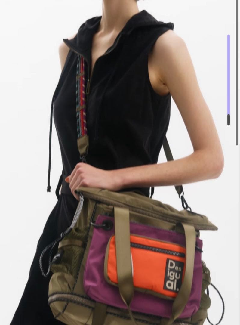 【新品未使用】デシグアル マルチポジション マキシバックパック Voyager