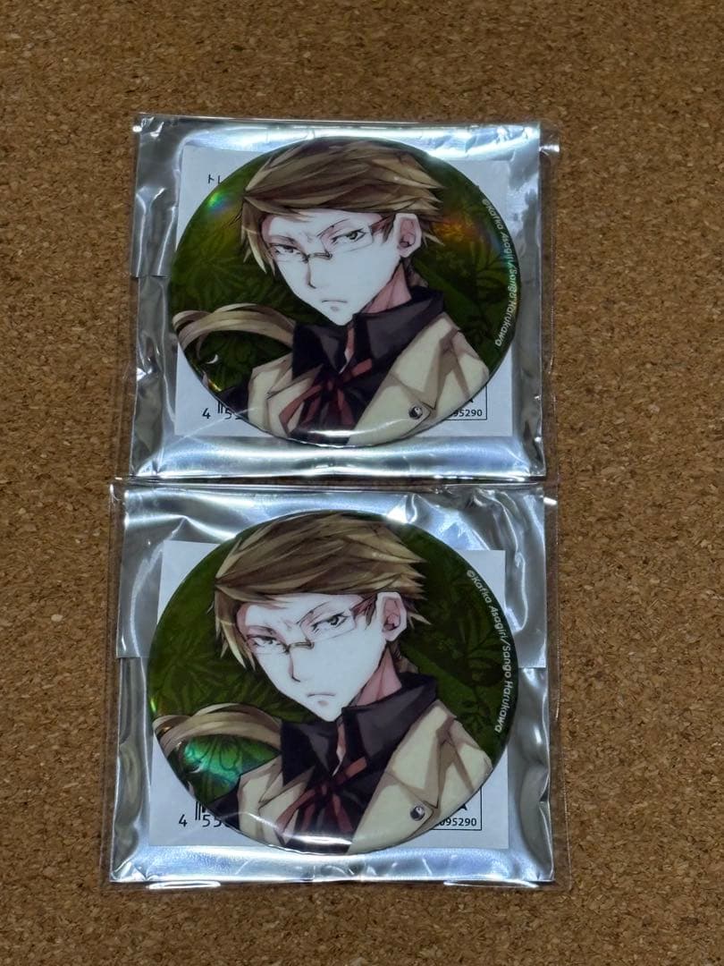 文豪ストレイドッグス 国木田 缶バッジ ホログラム novels 文スト