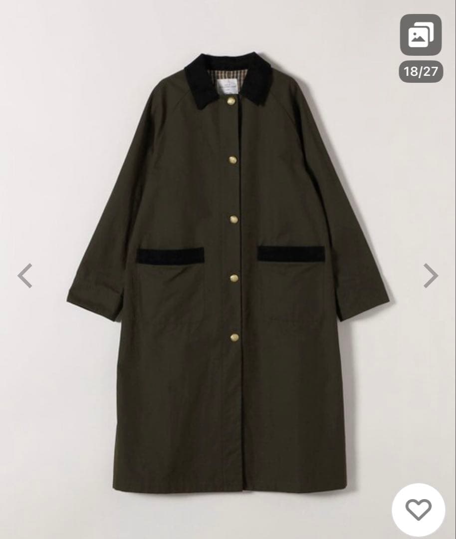 ステンカラーコート　SHIPS any: