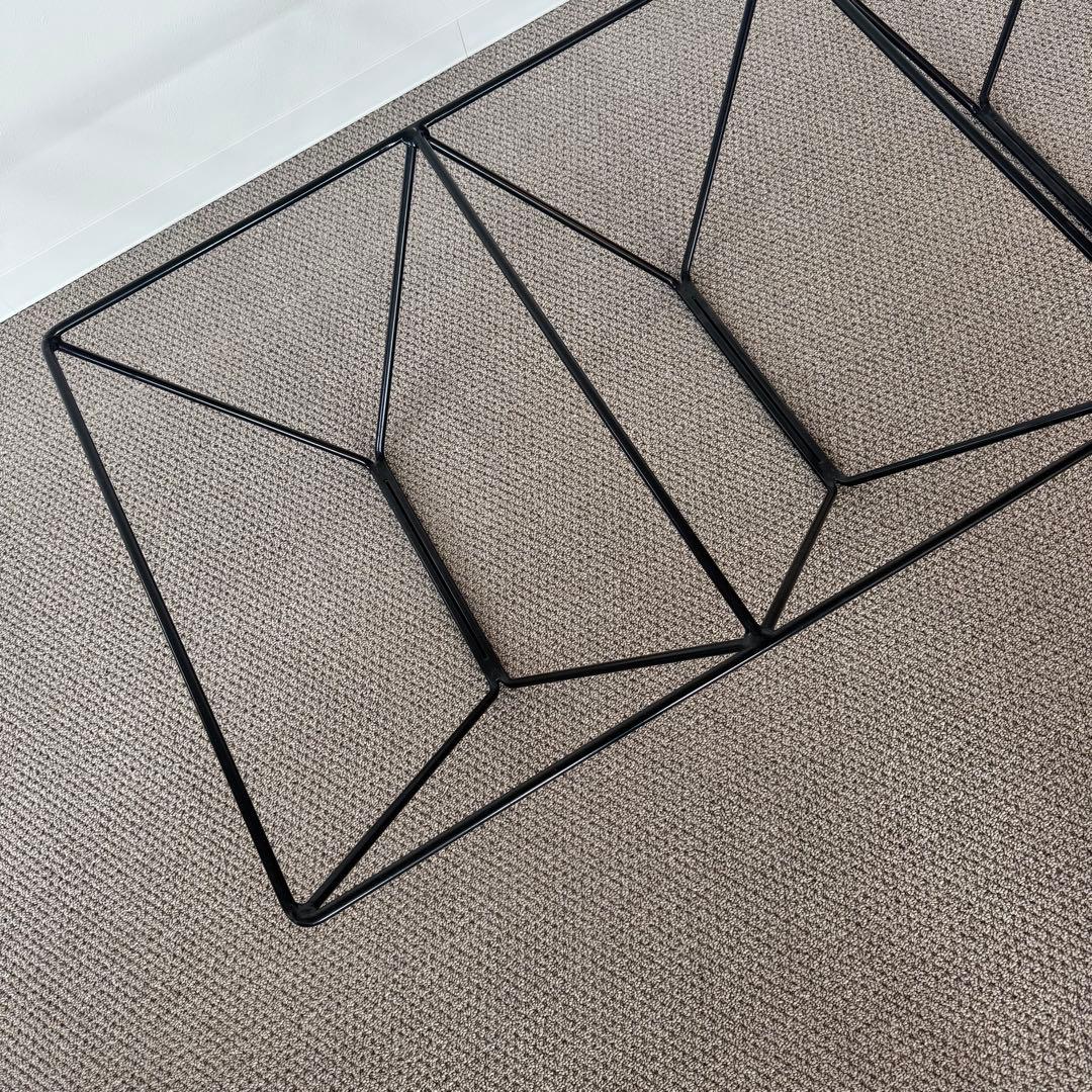 B&B Italia 1980'sヴィンテージ ALANDA ガラステーブル