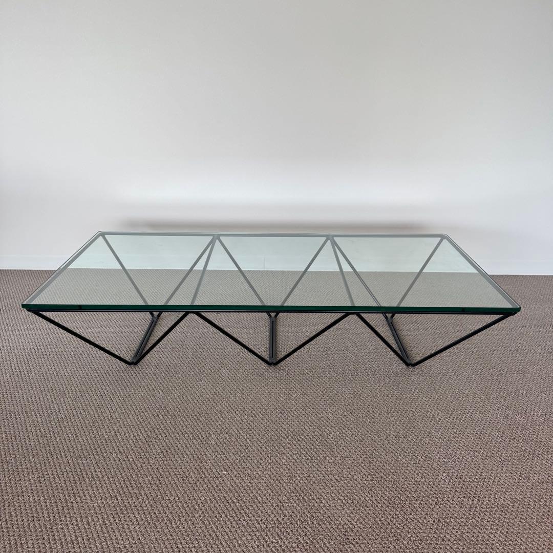 B&B Italia 1980'sヴィンテージ ALANDA ガラステーブル