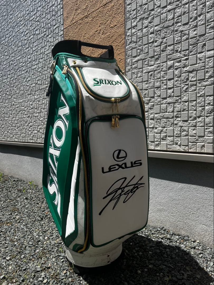 松山モデル　Srixon Lexus ゴルフ　キャディーバッグ
