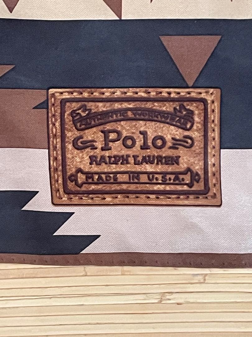 ラルフローレン ネイティブアメリカン ナバホ ウエスタンブーツ シルク スカーフ