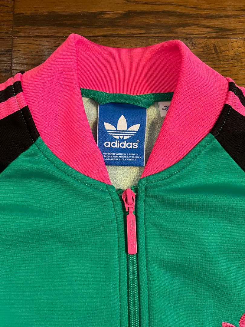 adidas アディダス トラックトップ ジャージ　サイズＬ　クレイジー柄