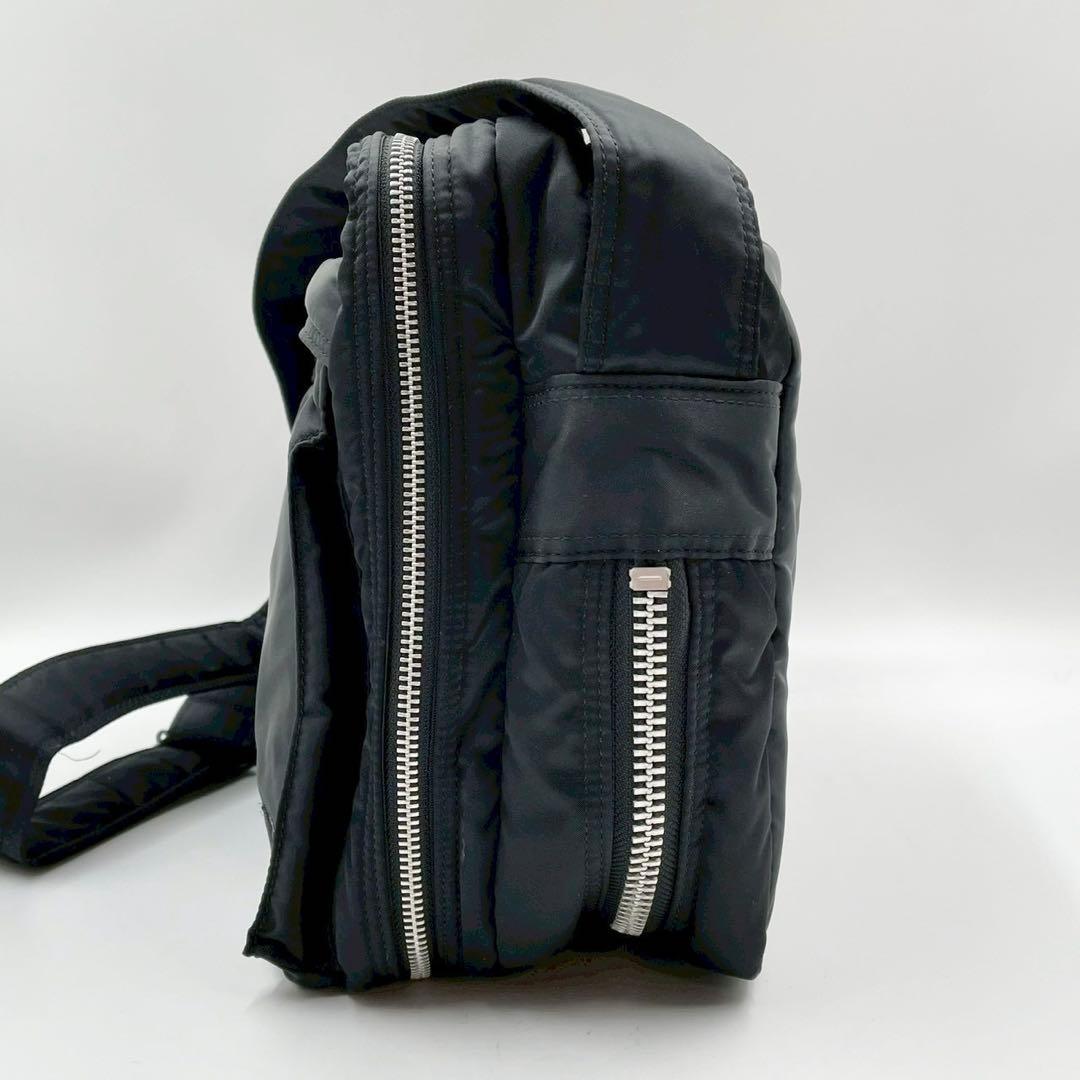 美品　ポーター　タンカー　XL 二層　エキスパンダブル　ショルダーバッグ　黒