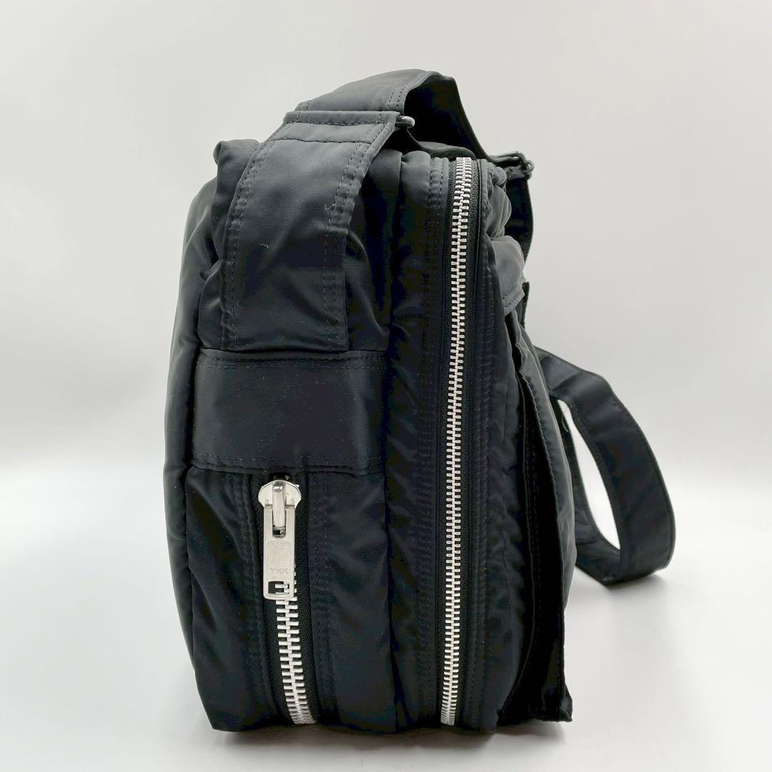 美品　ポーター　タンカー　XL 二層　エキスパンダブル　ショルダーバッグ　黒