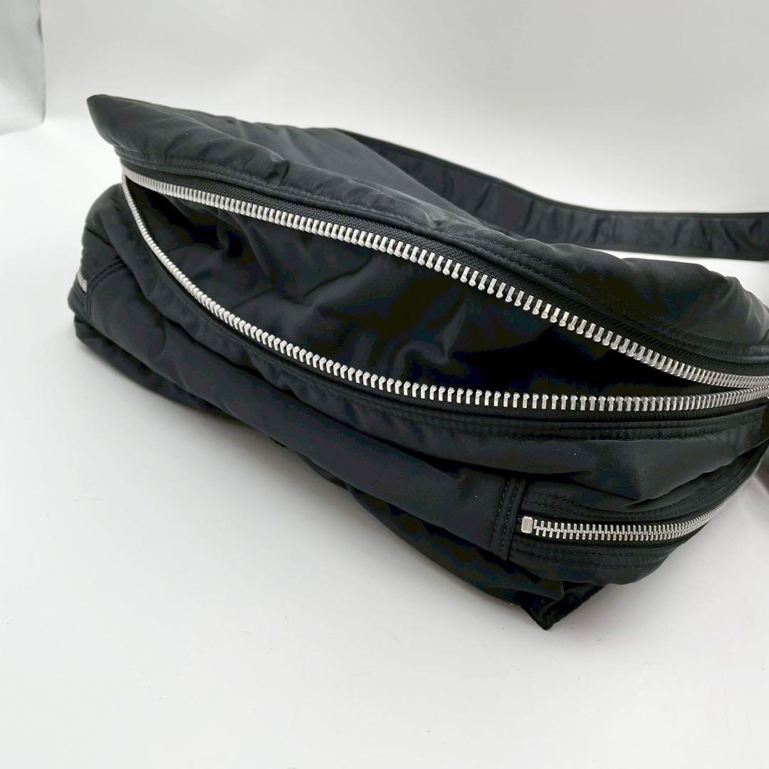 美品　ポーター　タンカー　XL 二層　エキスパンダブル　ショルダーバッグ　黒