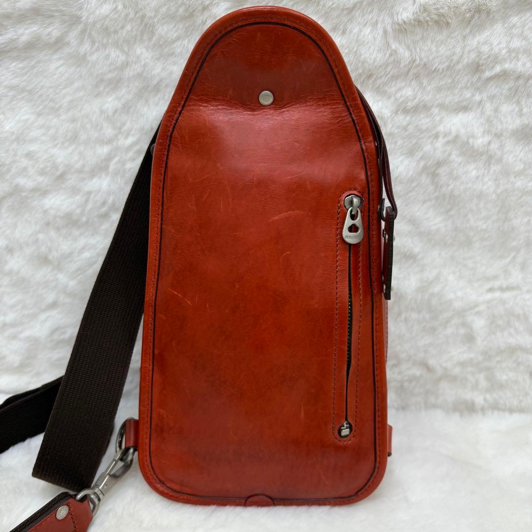 エルゴポック　ボディバッグ　ショルダーバッグ レザー