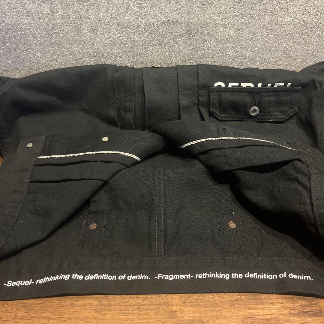 sequel fragment ブラック デニムジャケット M