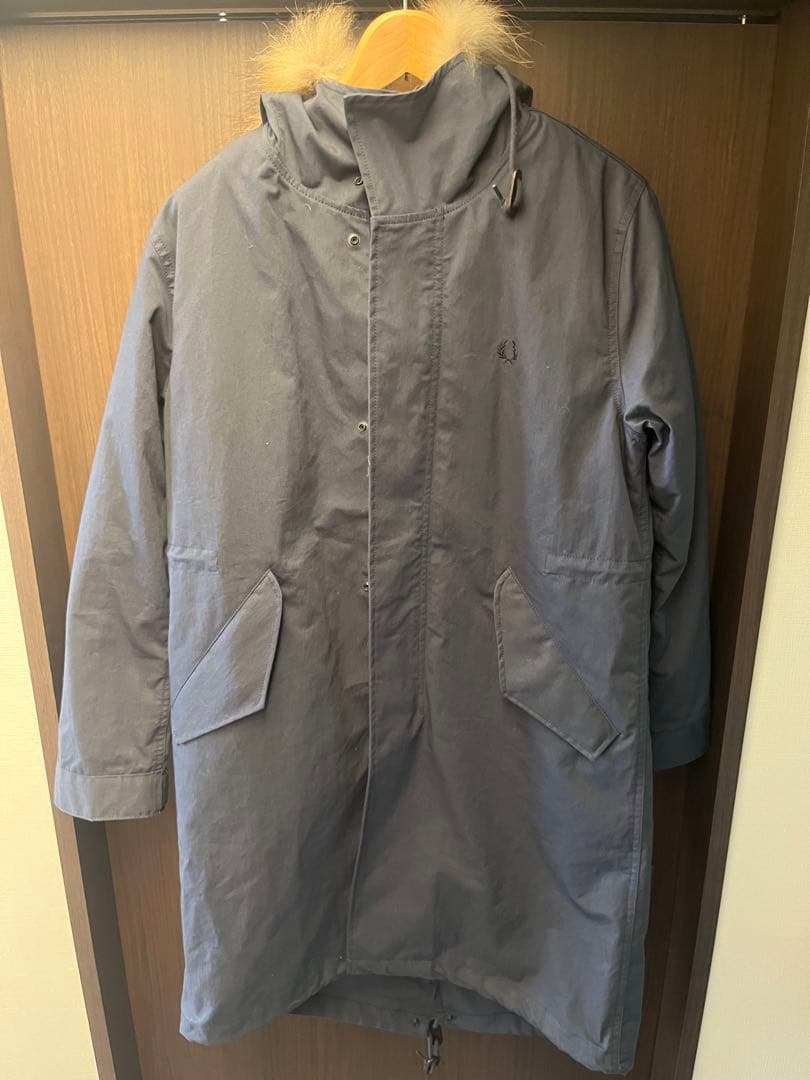 FRED PERRY ネイビー モッズコート Sサイズ