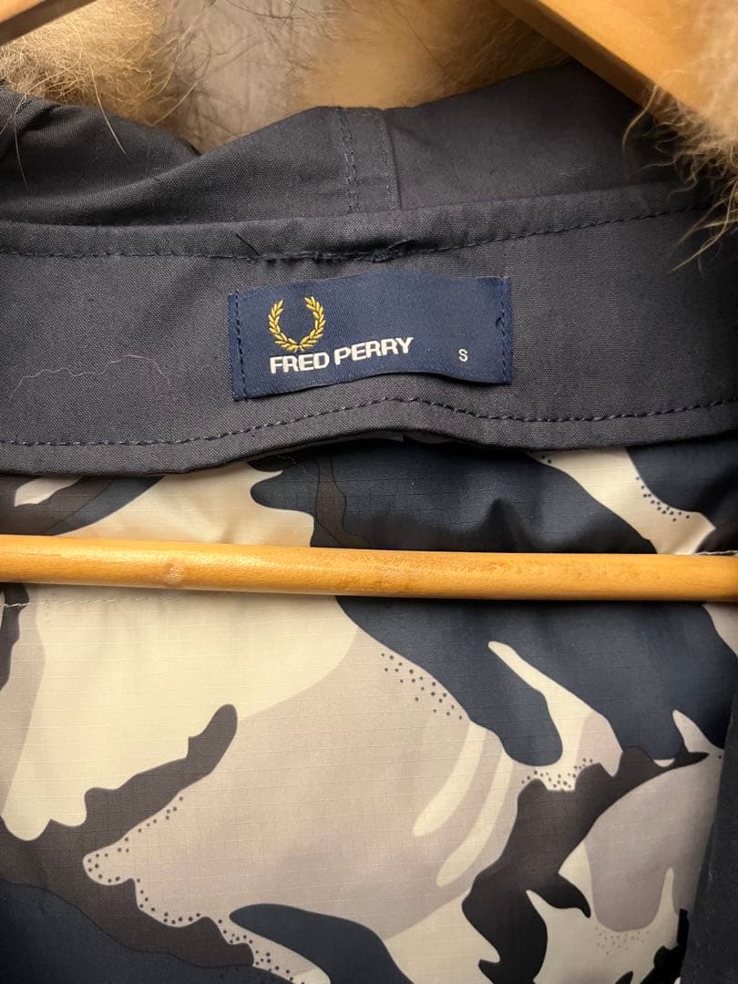 FRED PERRY ネイビー モッズコート Sサイズ