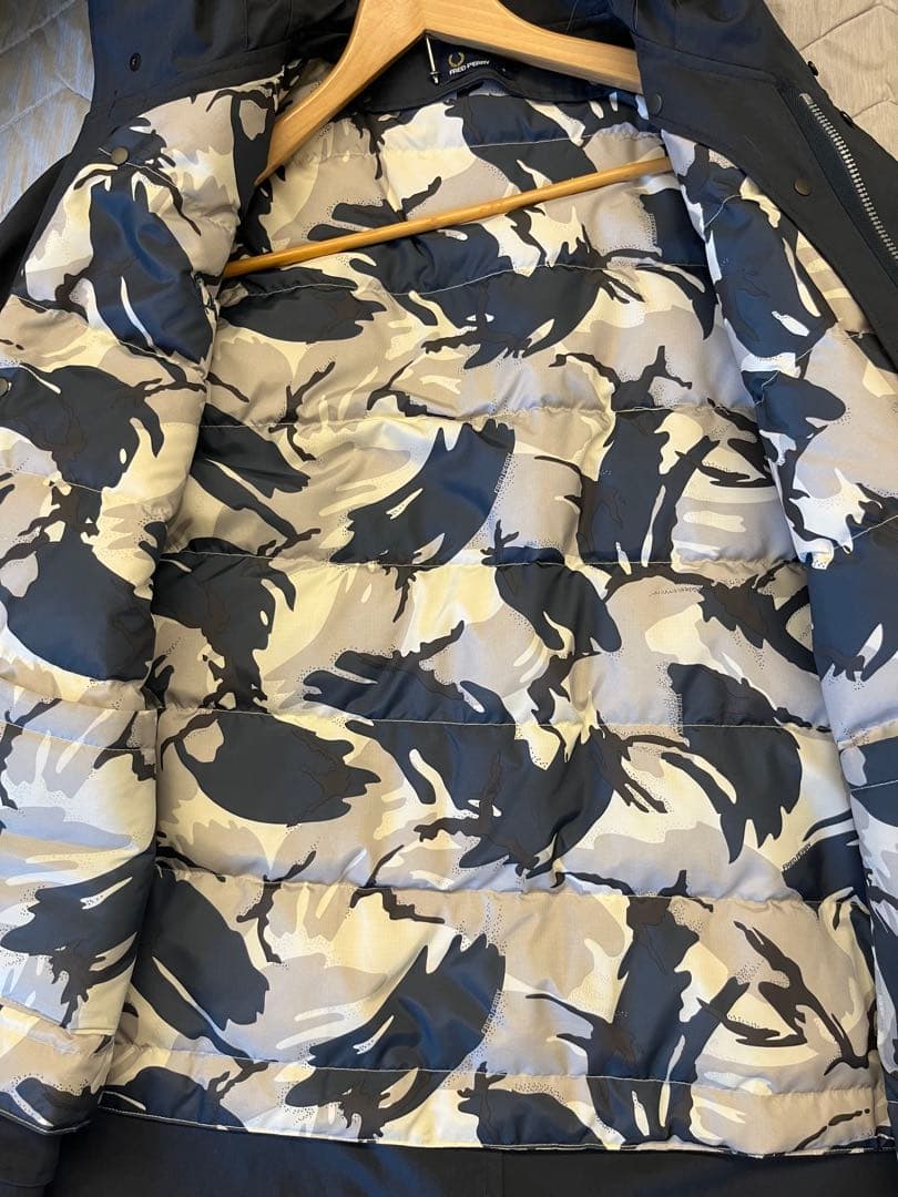 FRED PERRY ネイビー モッズコート Sサイズ