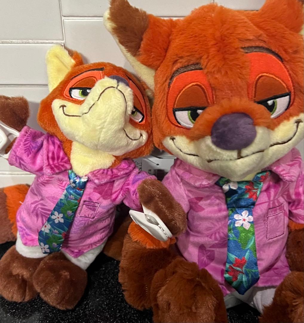 ディズニー ズートピア2 ペンケース 肩のせぬいぐるみ ニック セット