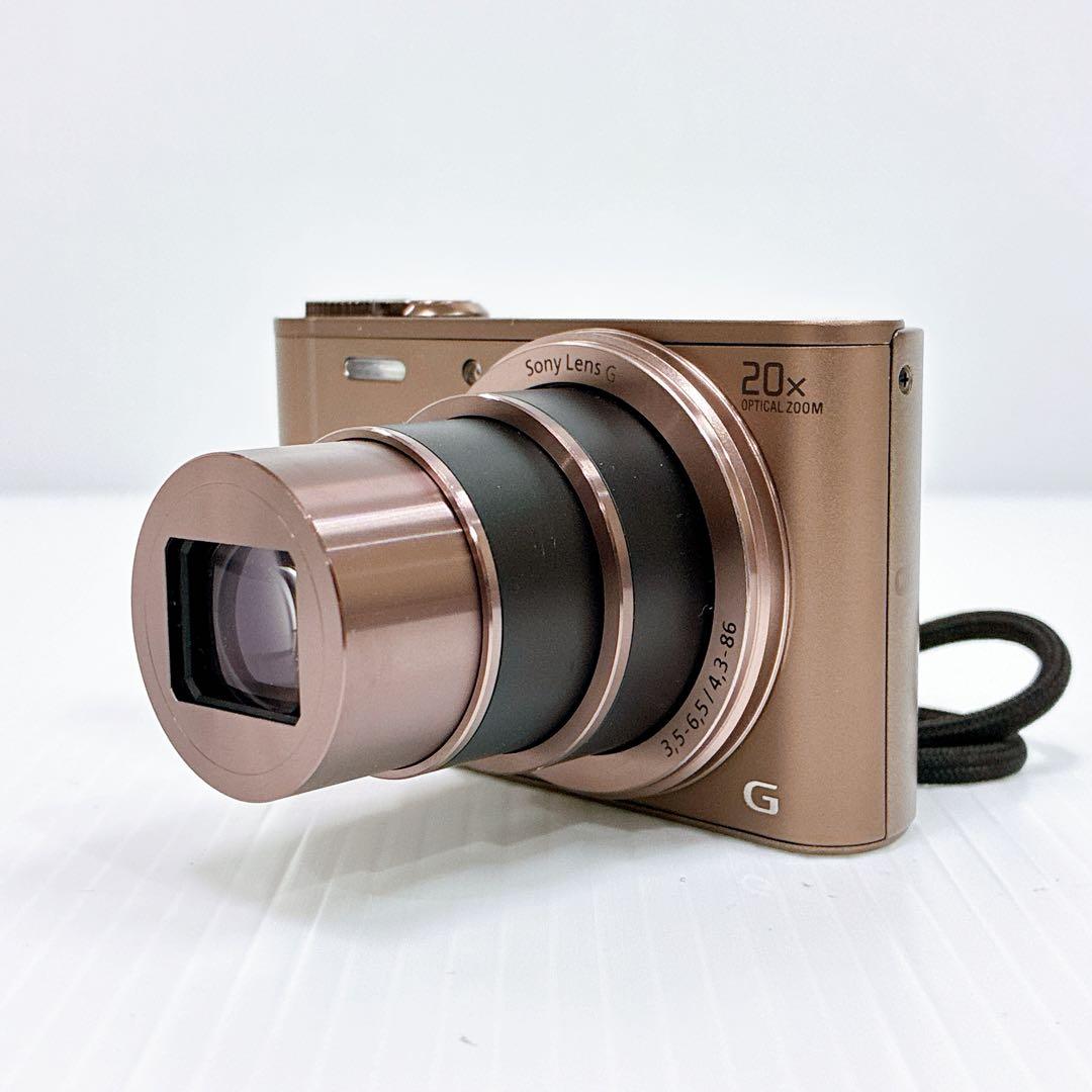 EZ-013【完動品 microSD付】SONY DSC-WX300 ブラウン 2013 With