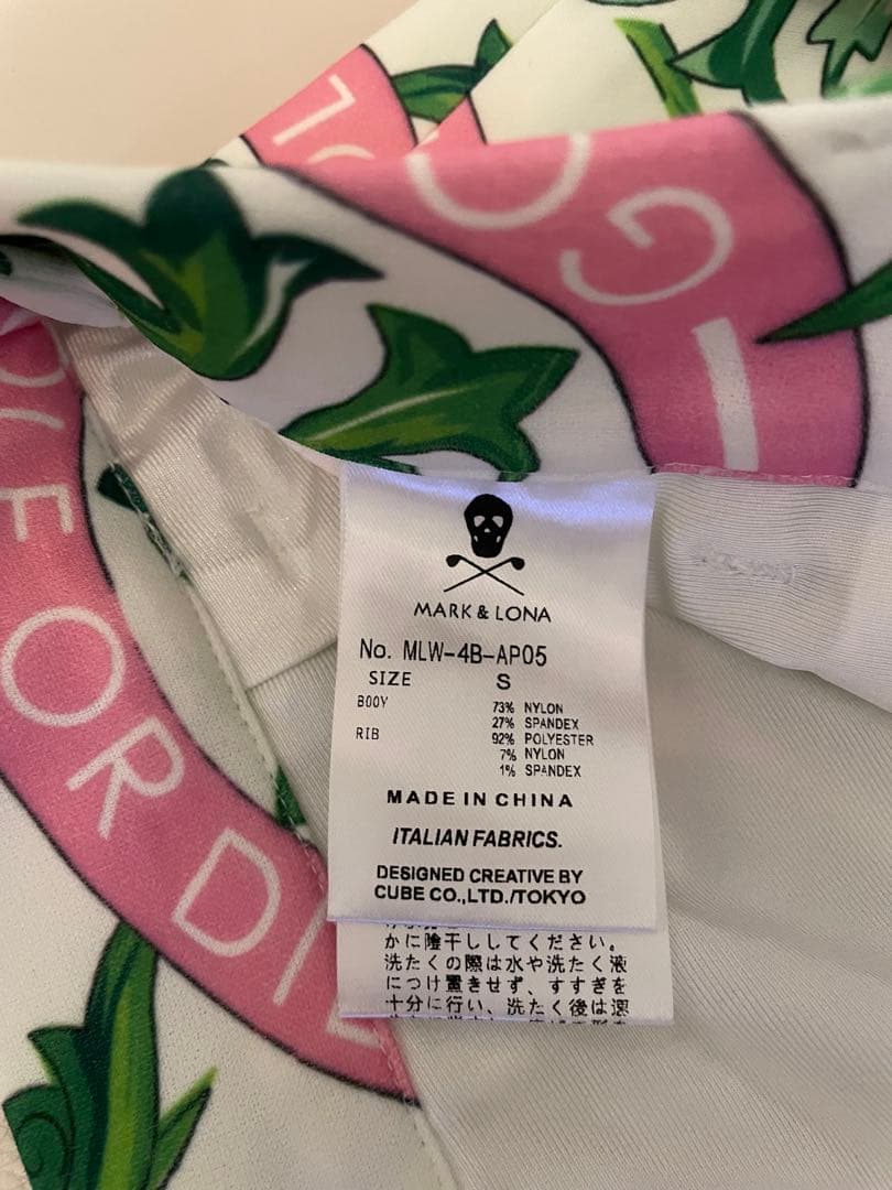 MARK & LONA スカルプリントスカート S