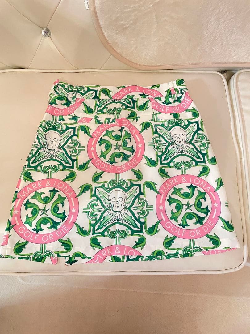 MARK & LONA スカルプリントスカート S