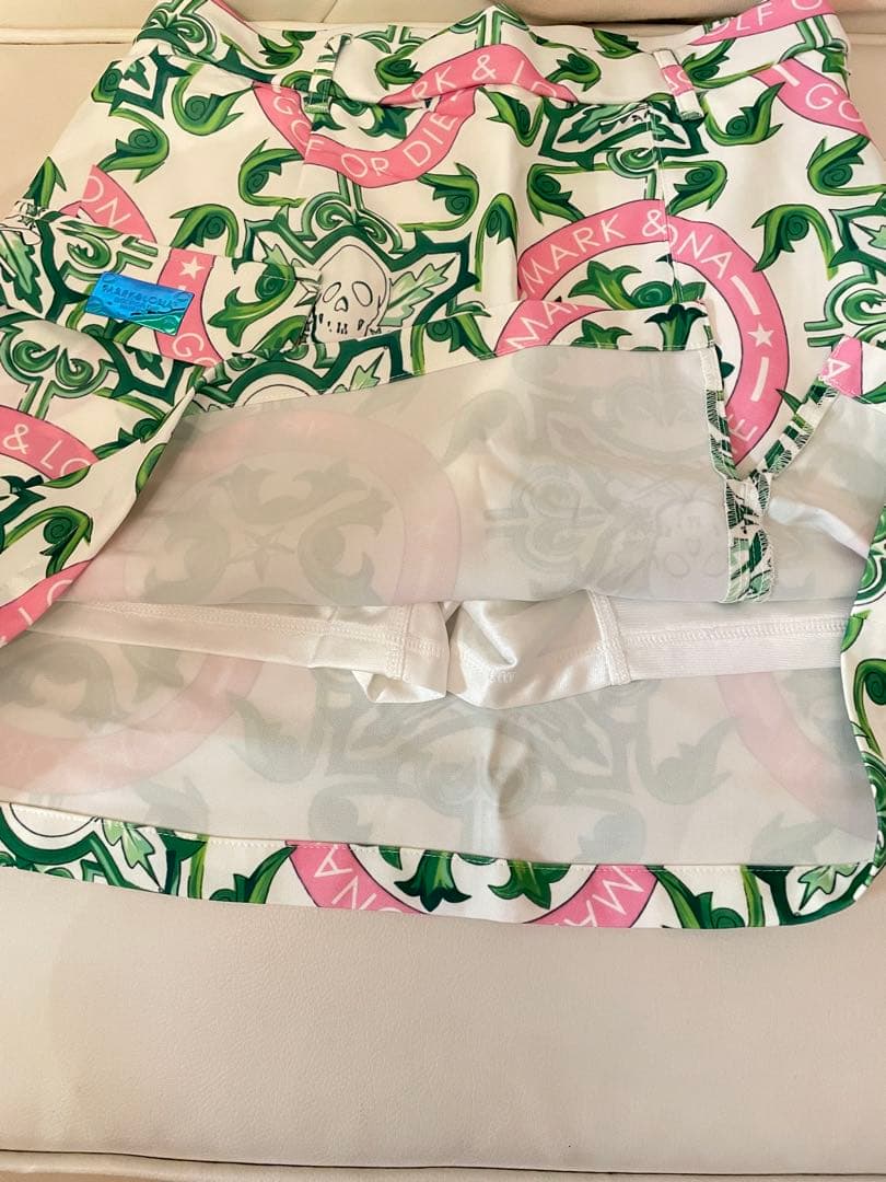 MARK & LONA スカルプリントスカート S