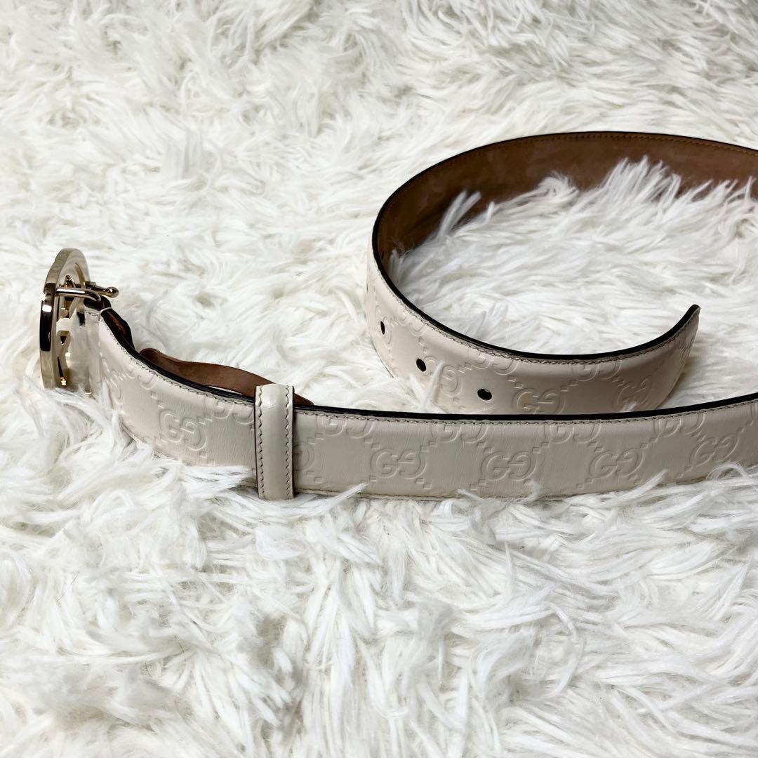 ✨美品✨GUCCI グッチ インターロッキングG ゴールドバックル GGシマ