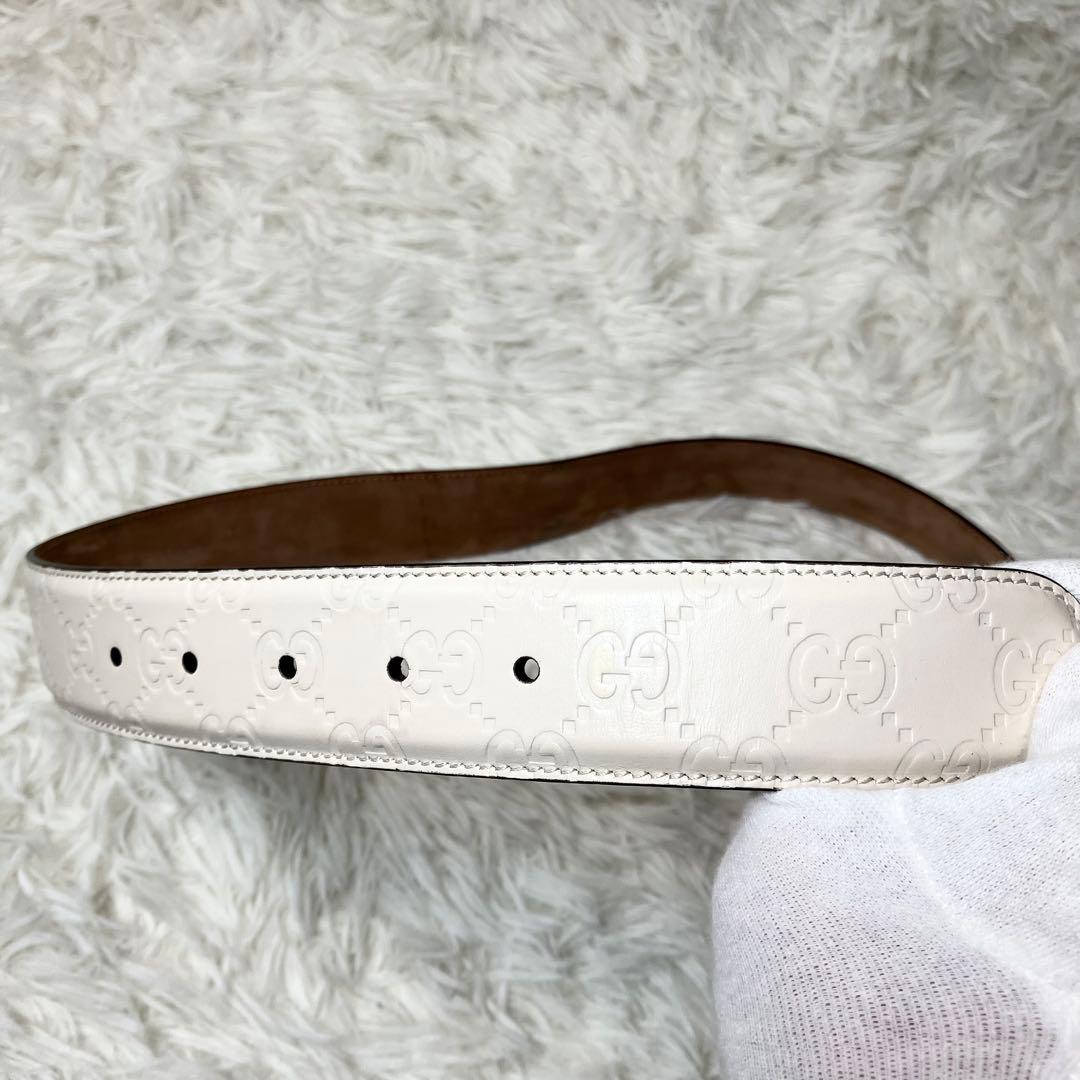 ✨美品✨GUCCI グッチ インターロッキングG ゴールドバックル GGシマ