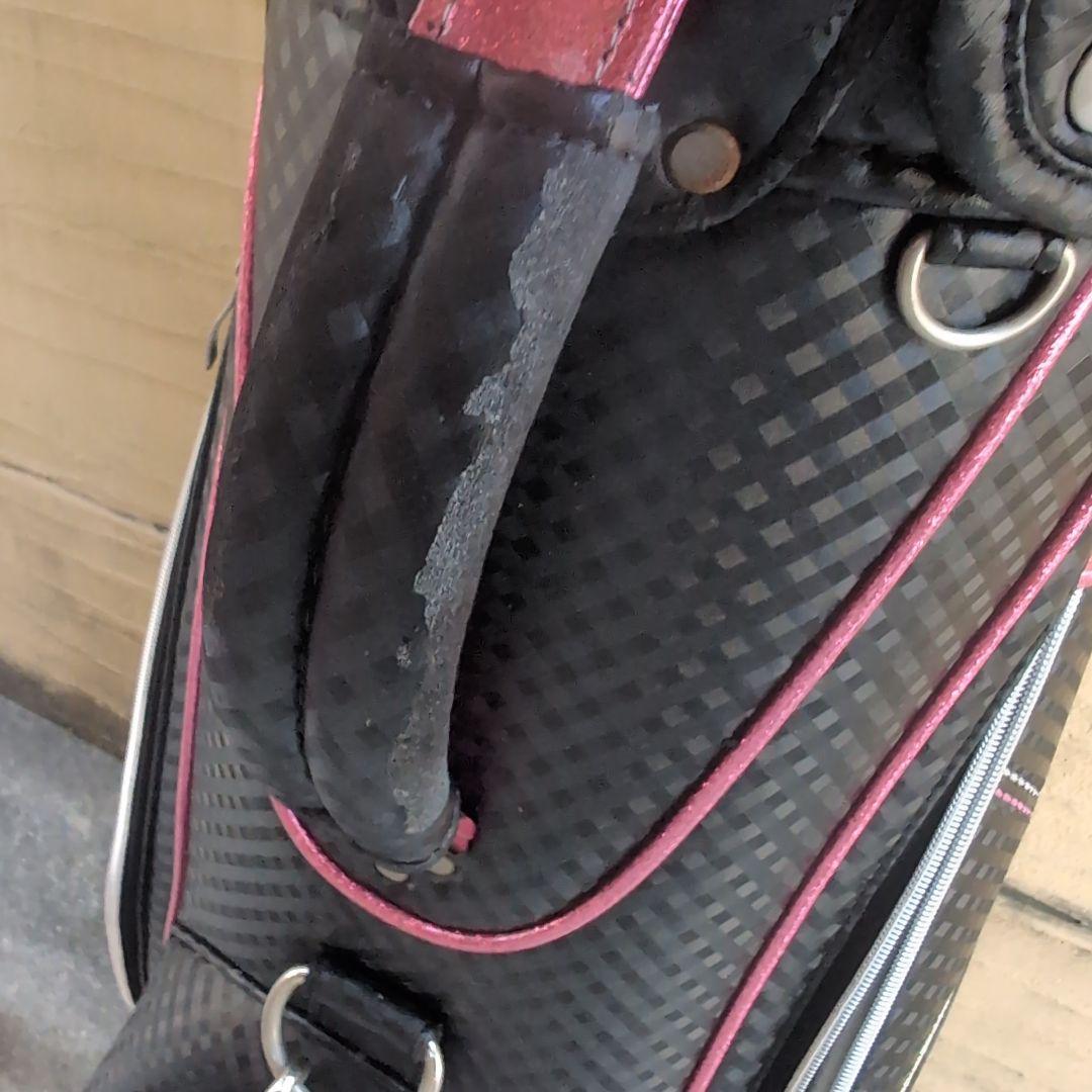 専用XXIO ゴルフバッグ・キャディバッグレディース 黒ピンク