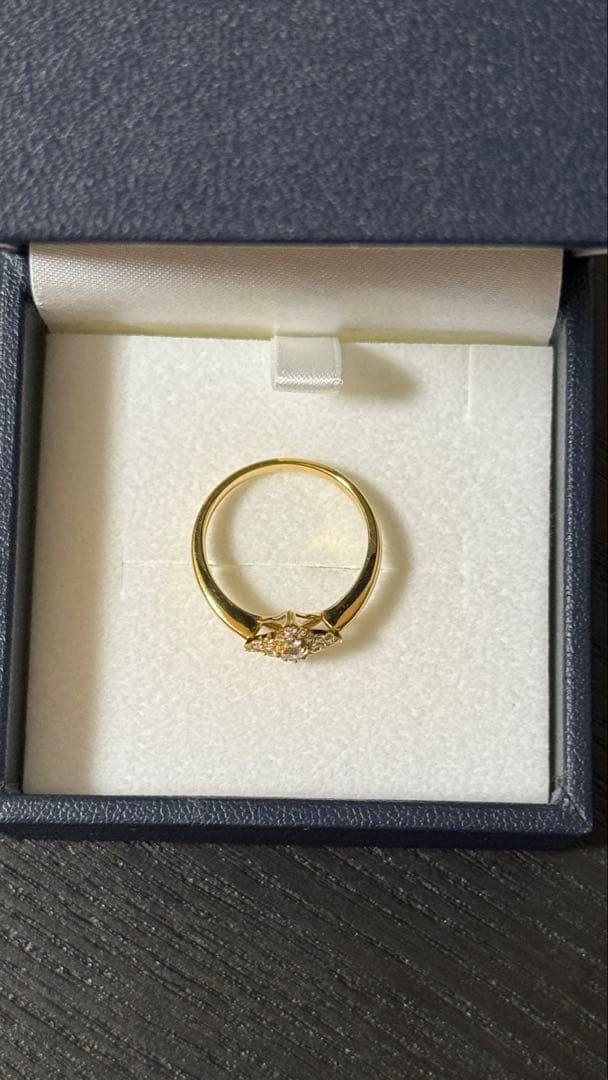 K18ダイヤモンドリング