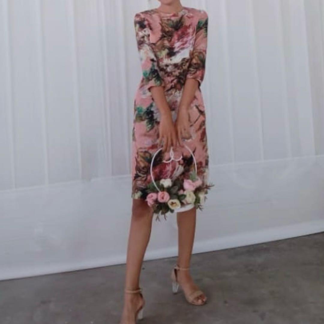 ドルチェ＆ガッバーナ　フローラルプリントショートドレス