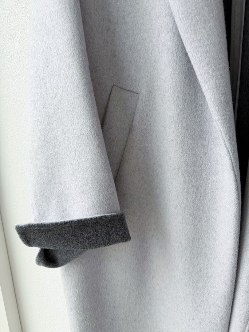 ENFOLD エンフォルド トップリバーチェスターコート 38 ライトグレー