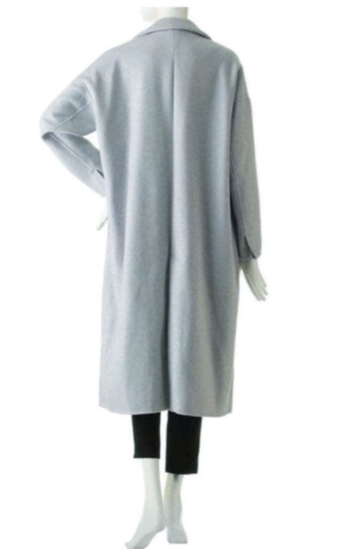 ENFOLD エンフォルド トップリバーチェスターコート 38 ライトグレー