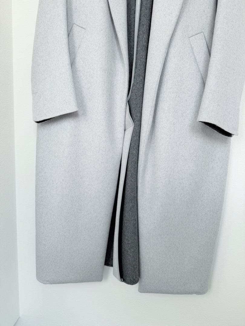 ENFOLD エンフォルド トップリバーチェスターコート 38 ライトグレー