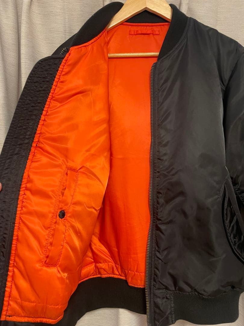 AVIREX MA-1ジャケット ブラック　アヴィレックス