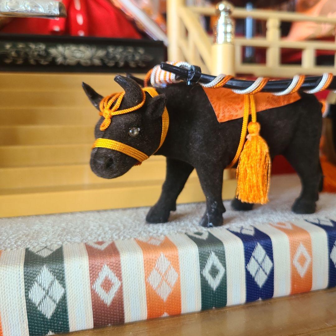 特選】雛人形 雛飾り 親王飾 彫刻 日本人形 オルゴール付き ケース入り