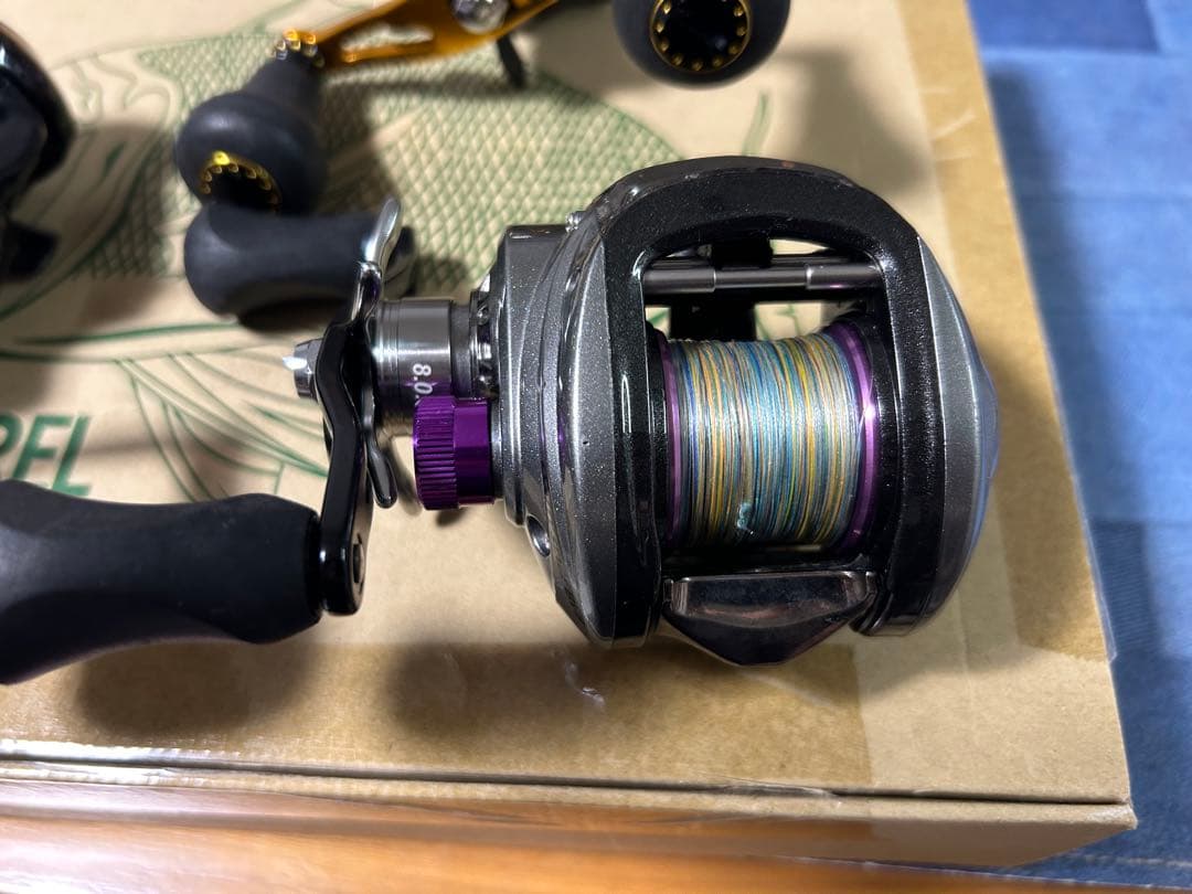 アンバサダー 4600c 赤ベロ ベアリング 2BBウォームシャフト カスタム