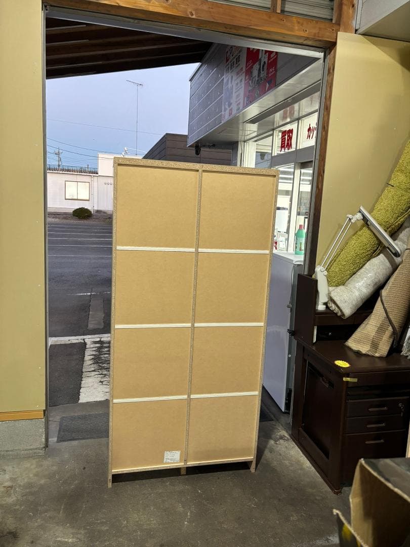 ①オープン本棚 本収納 NC1890F LN ライトナチュラル 幅86.5cm