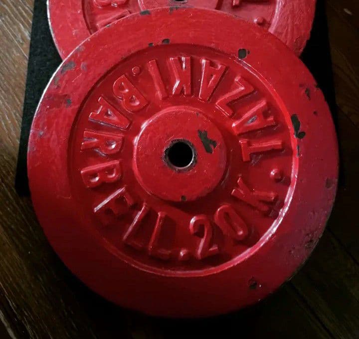 タザキ製 バーベルプレート20kg 1枚