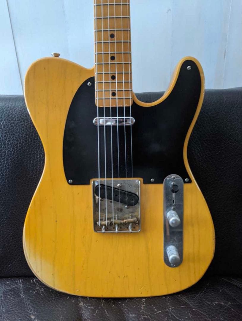 Crewsビンテージブラックガード テレ バタースコッチ K&T Tadeo Brush